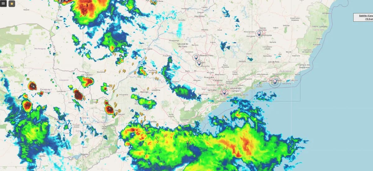 Mapa meteorológico exibido no Cronos em 29 de setembro de 2026
